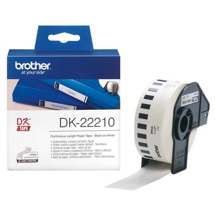 برچسب پرینتر لیبل زن برادر مدل DK-22210 Brother DK-22210 Label Printer Label